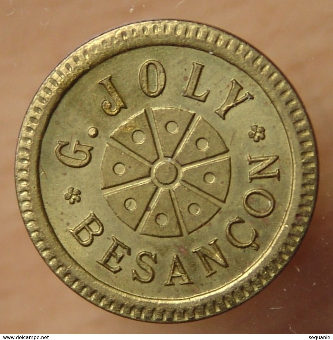 Besançon (25) 25 Centimes G.JOLY Bon à Consommer - Monétaires / De Nécessité