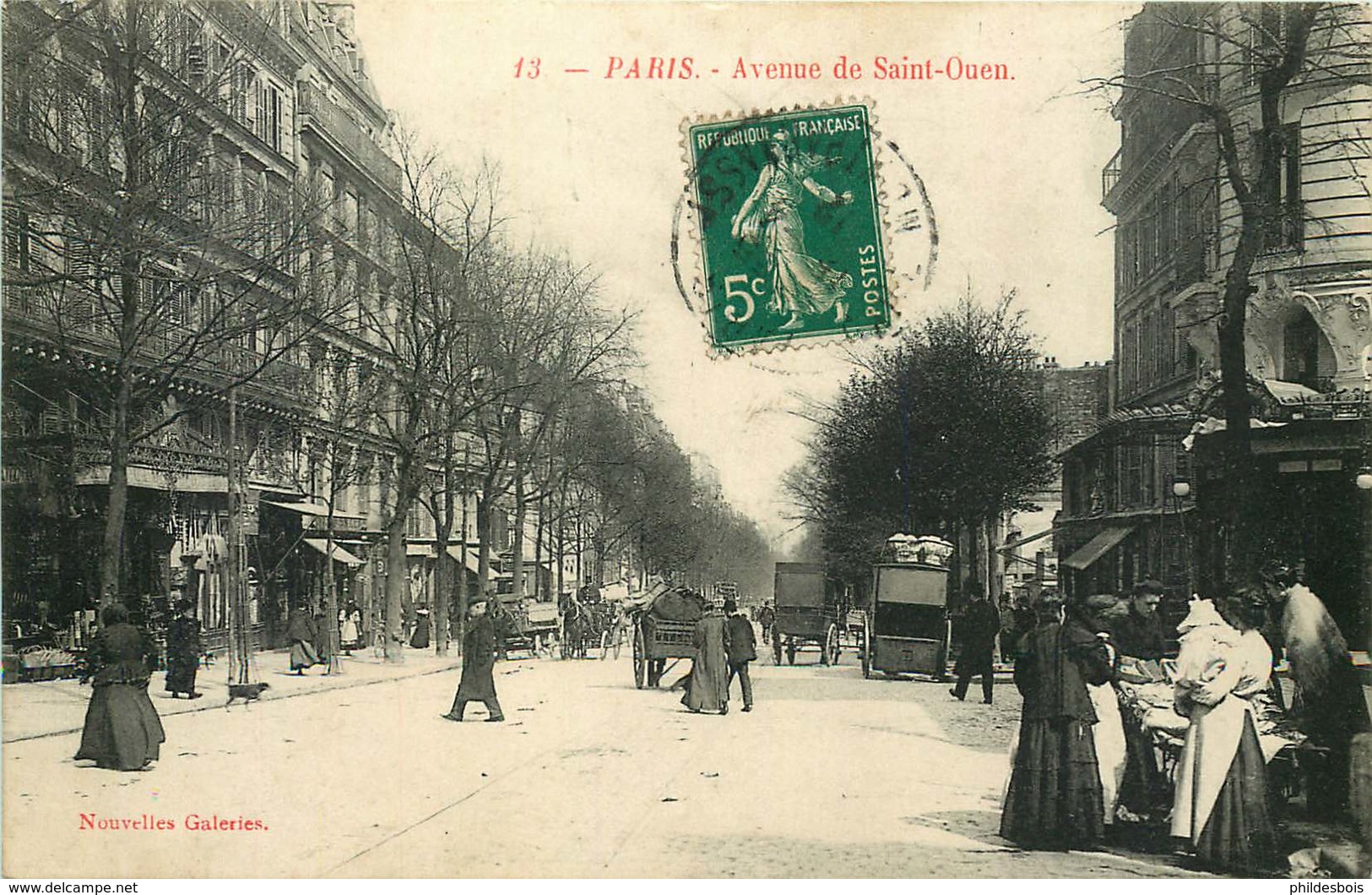 PARIS 18 Eme  Avenue De Saint Ouen - Arrondissement: 18