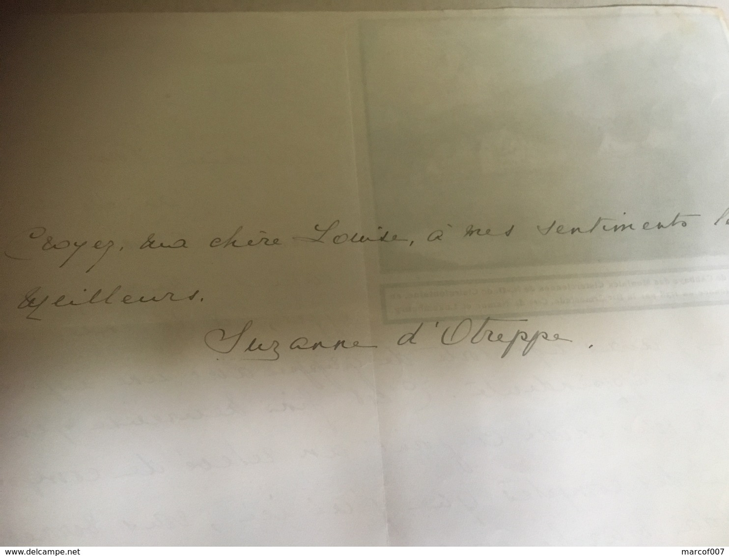 ORVAL - Noblesse - Suzanne D’Otreppe 2 Lettres Manuscrites Concernant La Construction Abbaye De CORDEMOIS - À VOIR ! - Documents Historiques