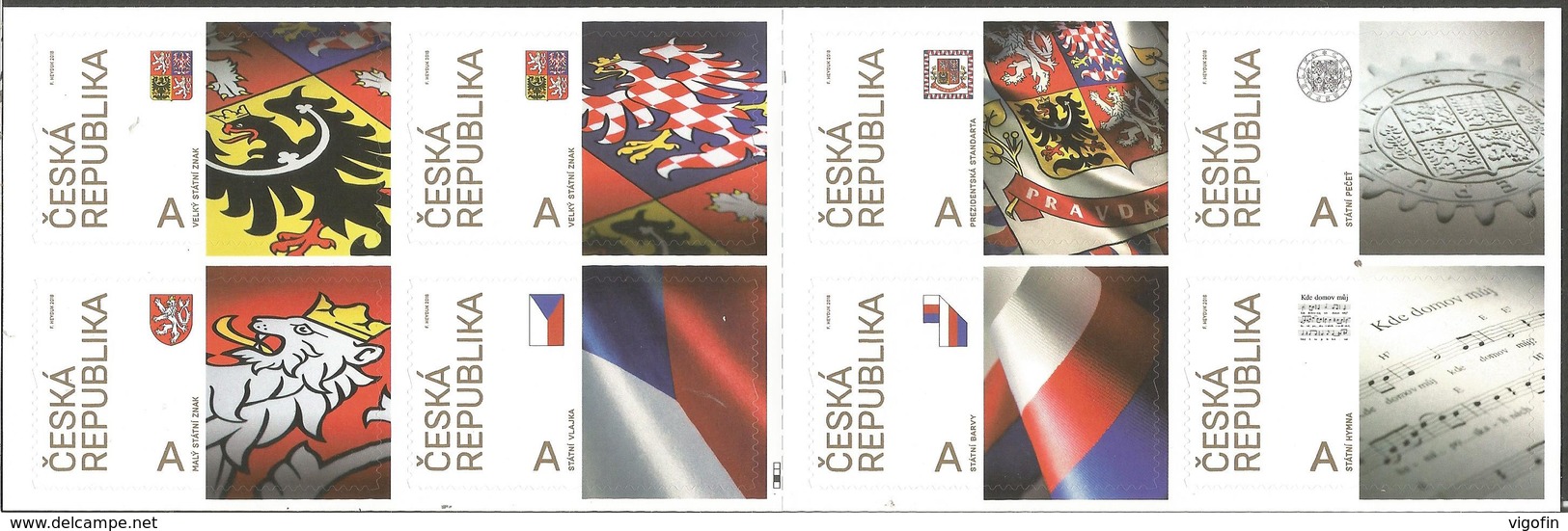 CZ 2018-0965-72 NATIONAL SIMBOL, BOOKLET, MNH - Neufs