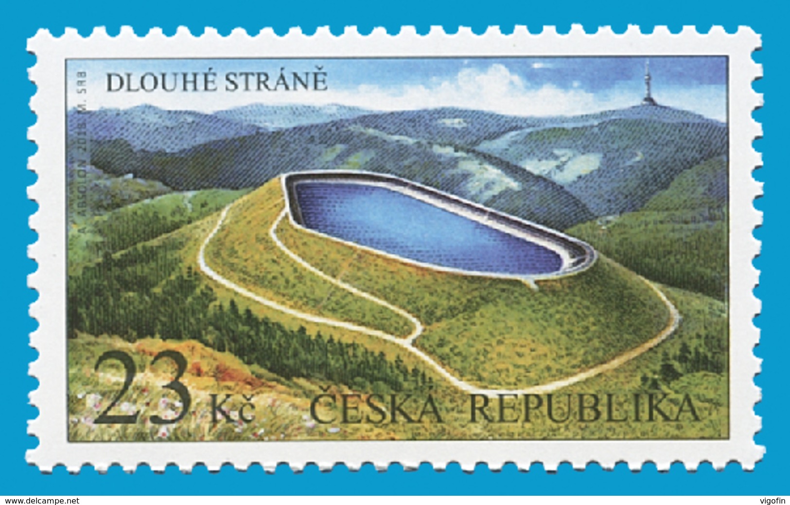 CZ 2018-0974 BEAUTIES CZ BLOUHE STRANE, CZECH, 1 X 1v, MNH - Neufs