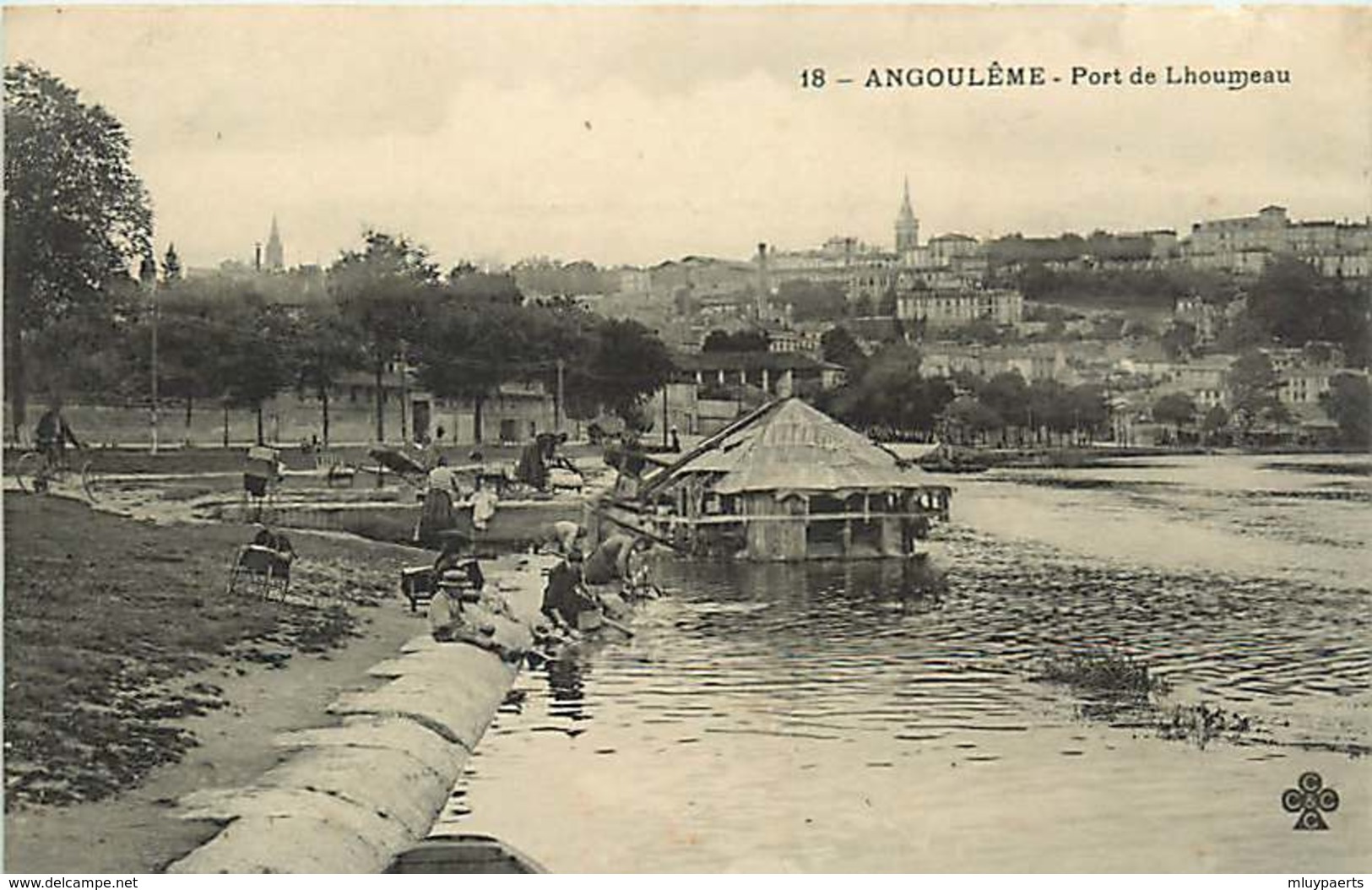 /!\ 9354 - CPA/CPSM - 16 - Angoulème : Port De Lhoumeau - Angouleme