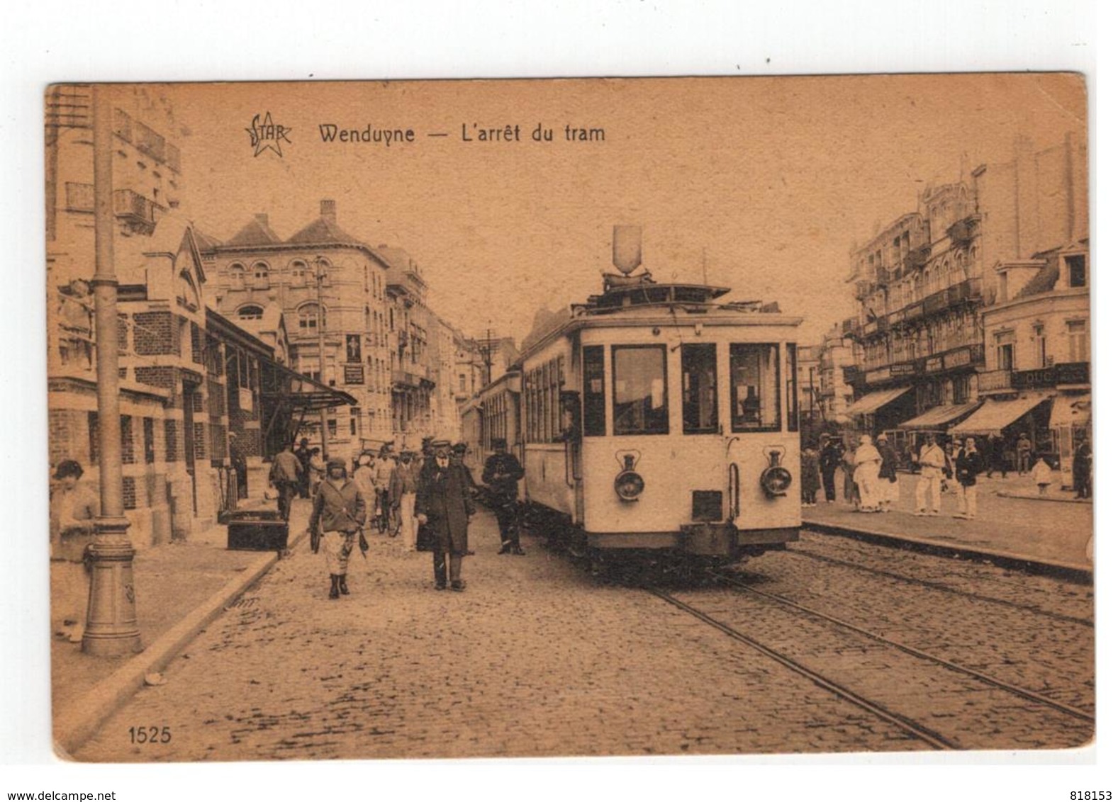 Wenduyne - L'arrêt Du Tram STAR 1525 Hélio.art.Bichrome - De Graeve Gand - Wenduine