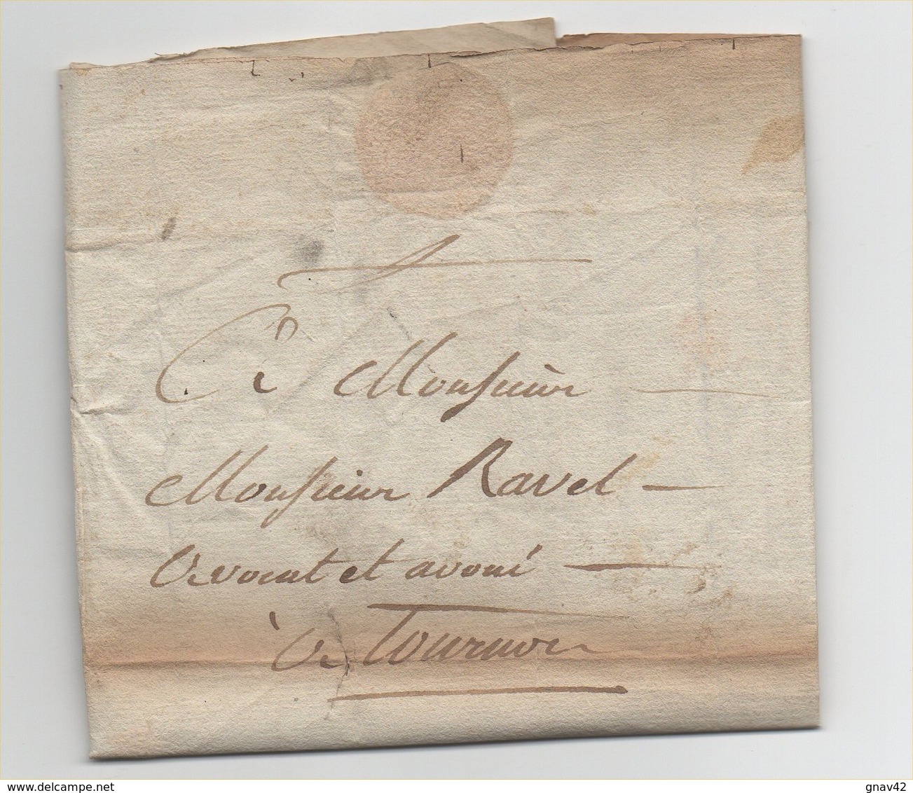 Lettre Arlebosc Pour Tournon 1809 Ardèche - Manuscrits