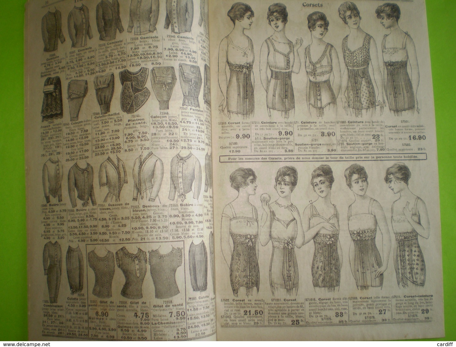 Catalogue Général Au Printemps Hiver 1918 1919 : Vêtements,hygiene,plumes,bijouterie,chapeaux,chaussures,porcelaines ... - Publicités