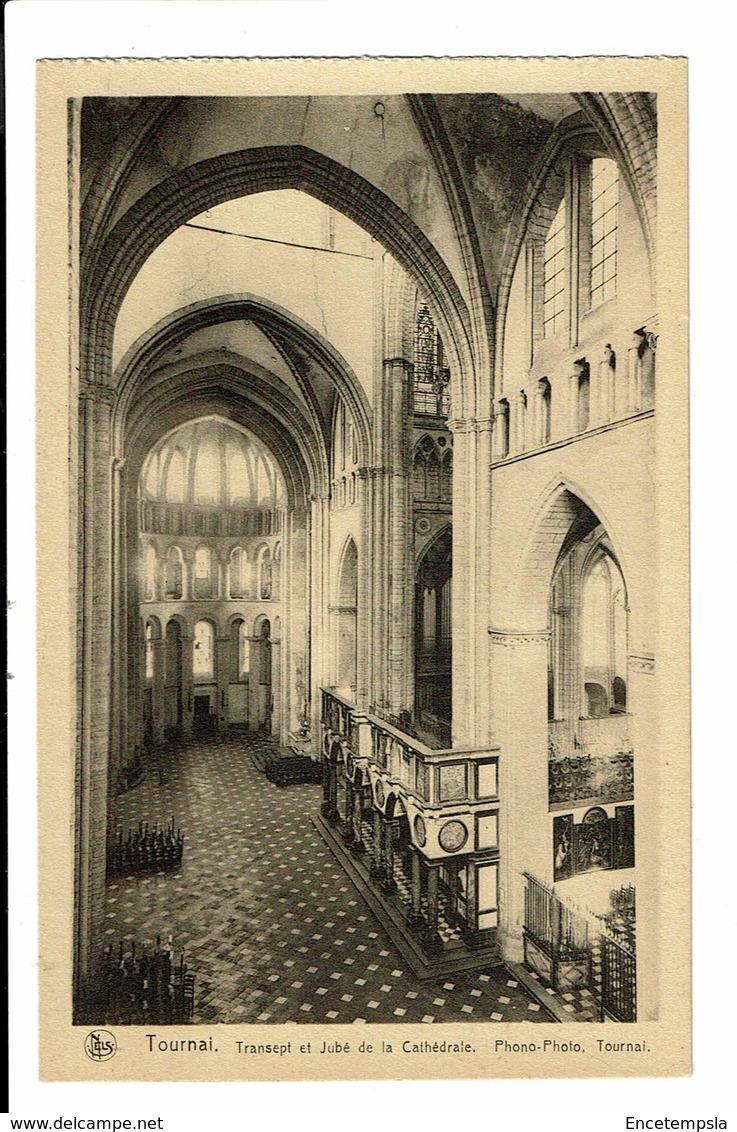 CPA - Carte Postale -Belgique - Tournai- Le Transept Et Jubé De La Cathédrale - VM526 - Doornik