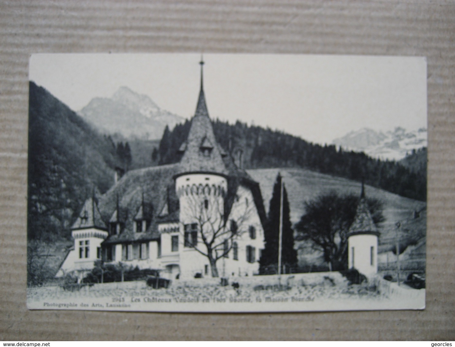 YVORNE  -  LES CHATEAUX  VAUDOIS  , LA MAISON BLANCHE             TTB - Yvorne