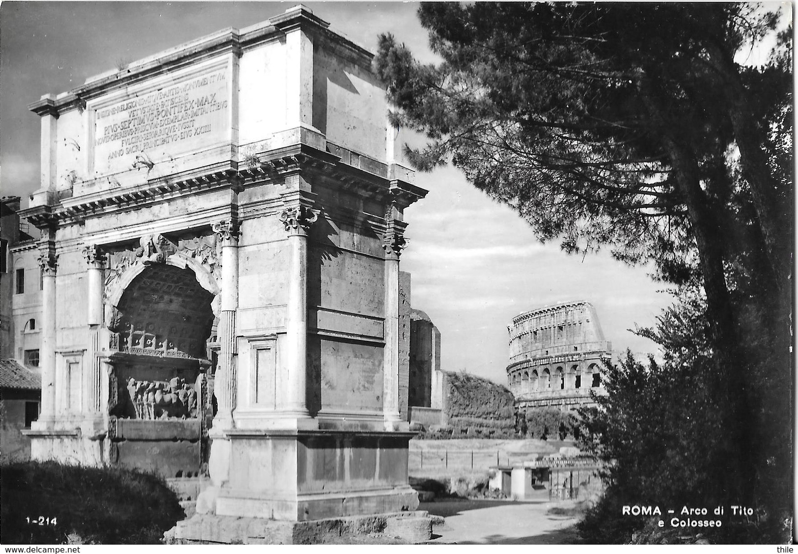 ROMA - Arco Di Tito E Colosseo - Colisée