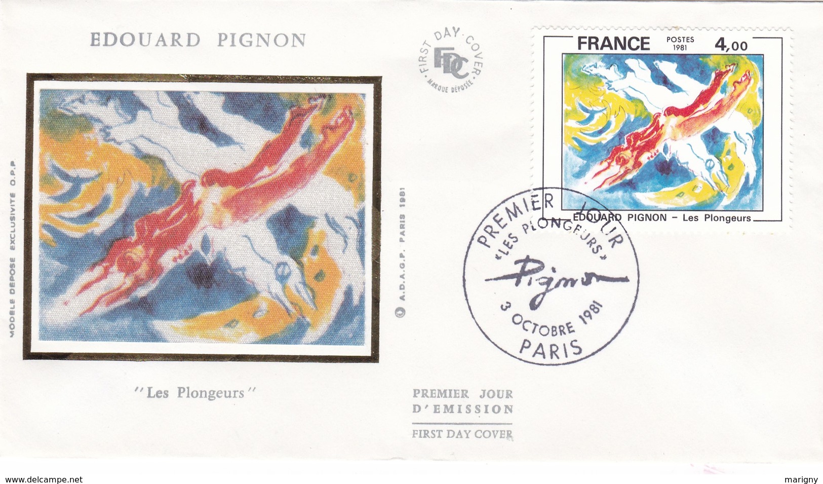 PREMIER JOUR D'EMISSION DE FRANCE DE 1981 . - 1980-1989