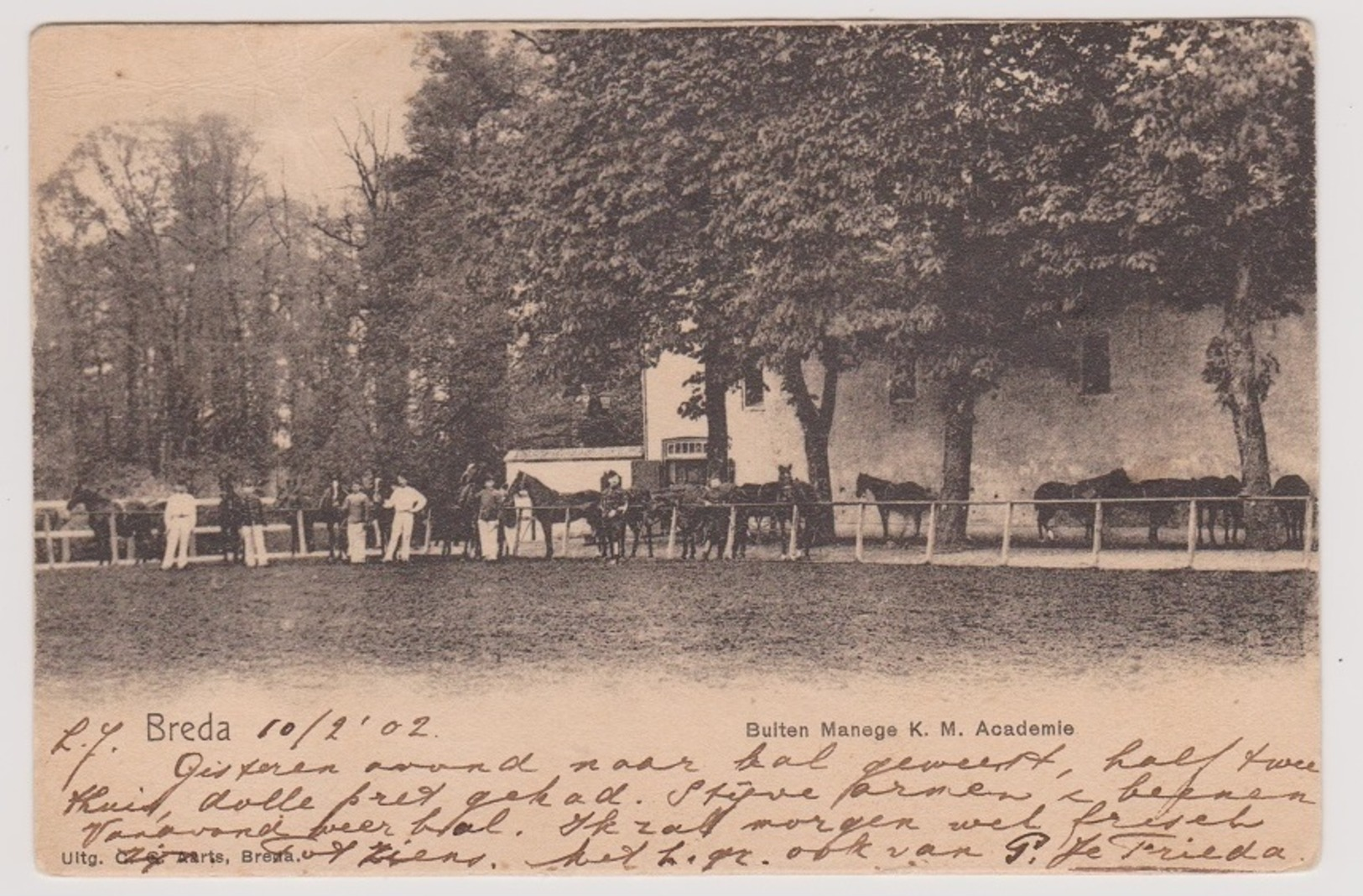 Breda - Buiten Manege K.M. Academie - 1902 - Breda