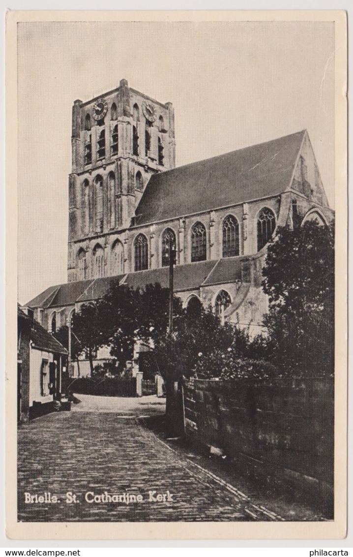 Brielle Den Briel - St. Catharijne Kerk - 1956 - Brielle