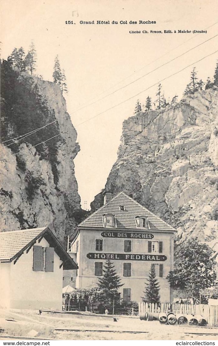 Frontière Franco-Suisse        25         Col Des Roches           (Voir Scan) - Other & Unclassified