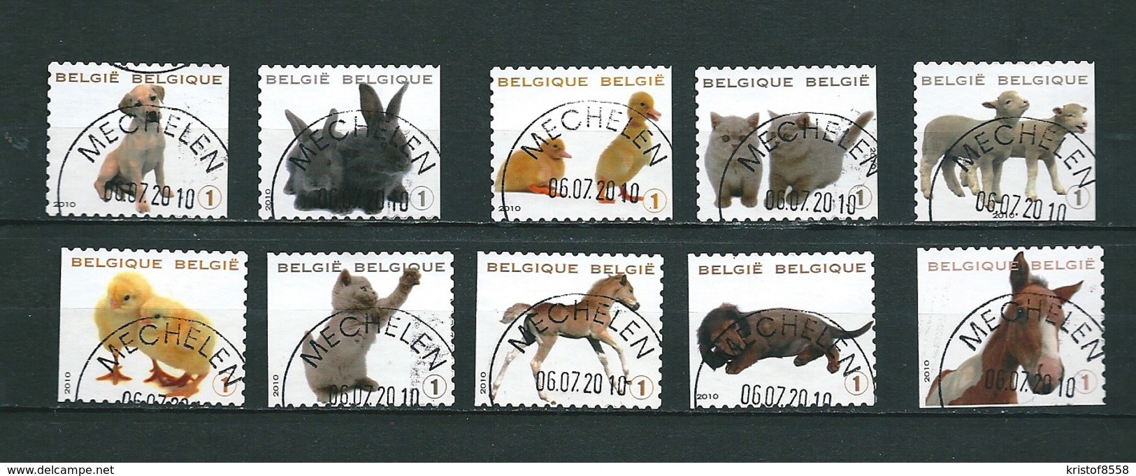 (VD) Zegel 4004 - 4013 Gestempeld - Used Stamps