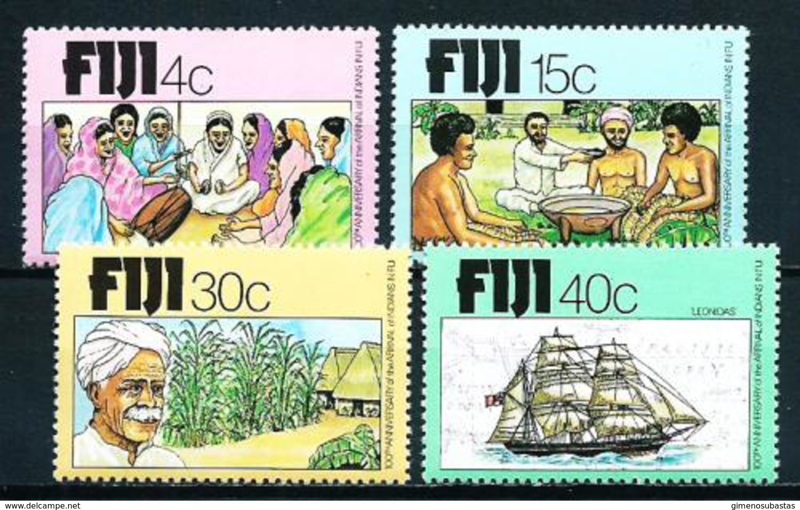 Fiji - Nº 393/6 En Nuevo - Fiji (1970-...)