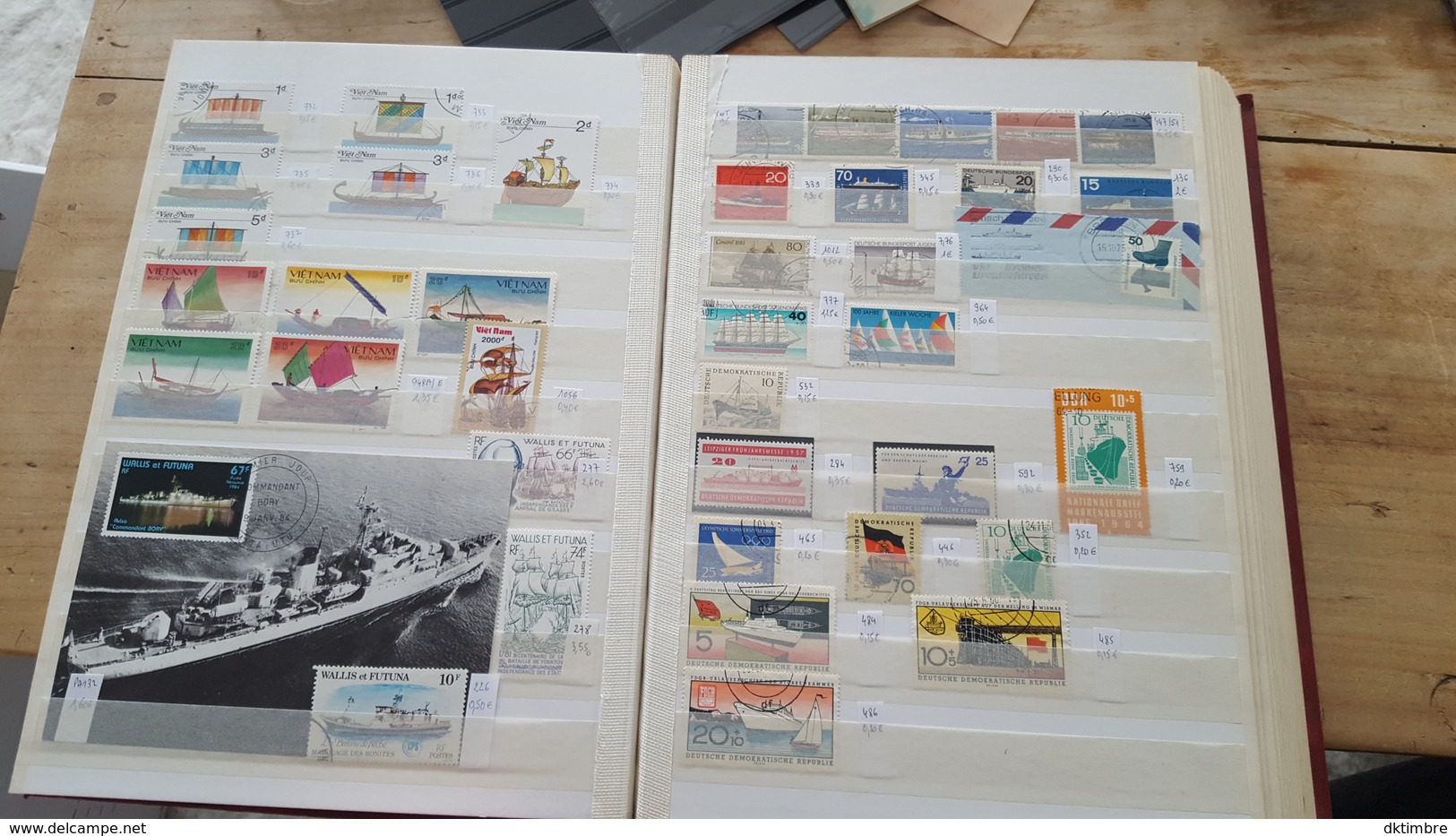 LOT 440515 TIMBRE DE TIMBRE DIVERS THEMATIQUE BATEAUX TRES FORTE COTE  PORT A 15 EUROS