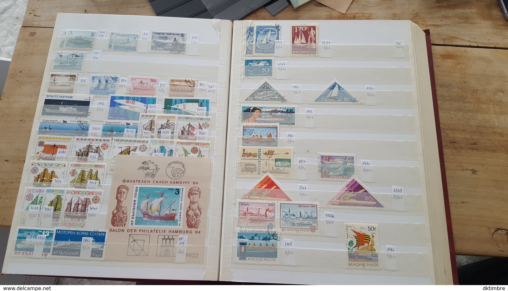 LOT 440515 TIMBRE DE TIMBRE DIVERS THEMATIQUE BATEAUX TRES FORTE COTE  PORT A 15 EUROS