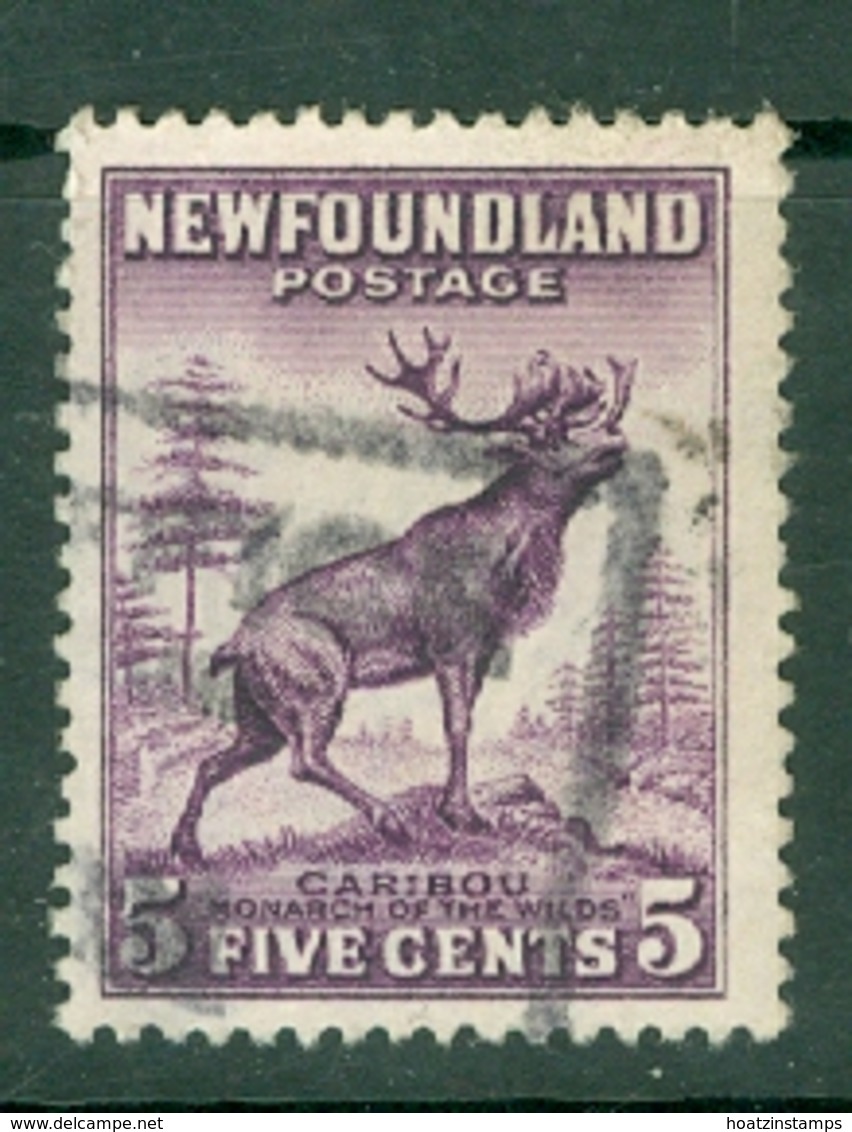 Newfoundland: 1932/38   Pictorial  SG225     5c   Violet   Used - 1908-1947