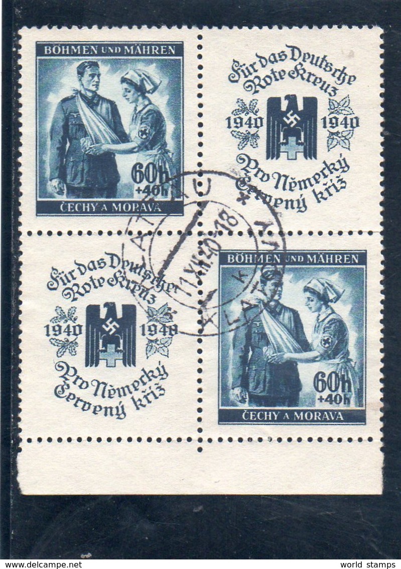 BOHEME ET MORAVIE 1940 O - Used Stamps