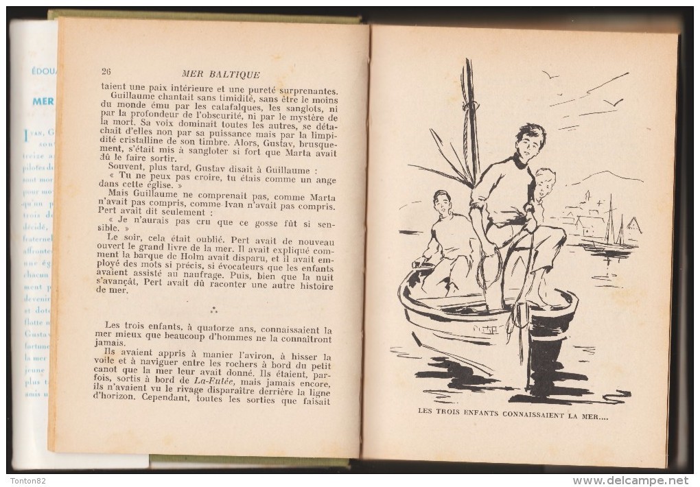 E. Peisson - Mer Baltique- Bibliothèque Verte - Hachette  - ( 1954 ) . - Bibliothèque Verte