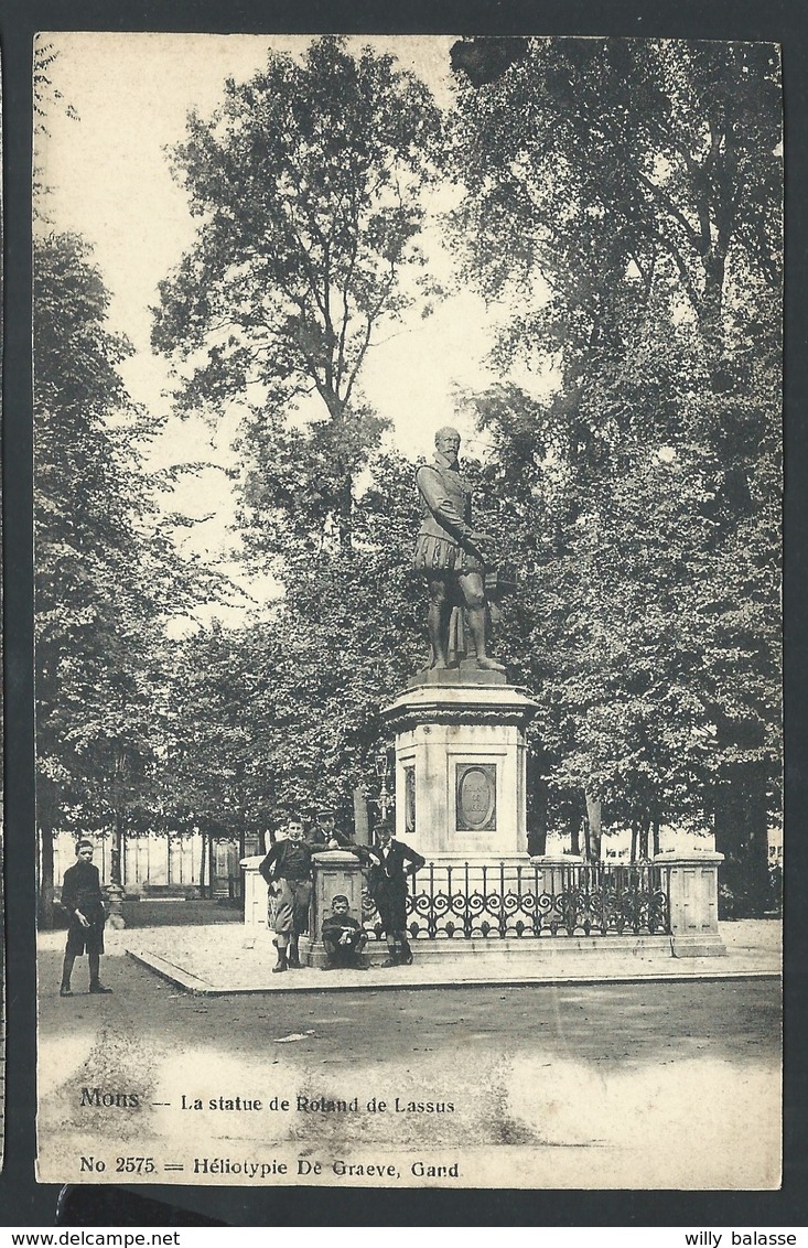 +++ CPA - MONS - Statue De Roland De Lassus    // - Mons