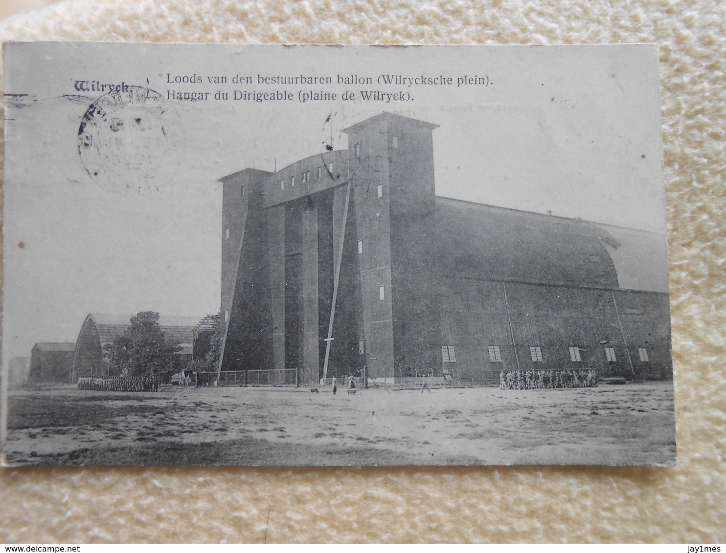 Cpa Wilryck Antwerpen Loods Van Den Bestuurbaren Ballon Hangar Dirigeable 1920 - Antwerpen