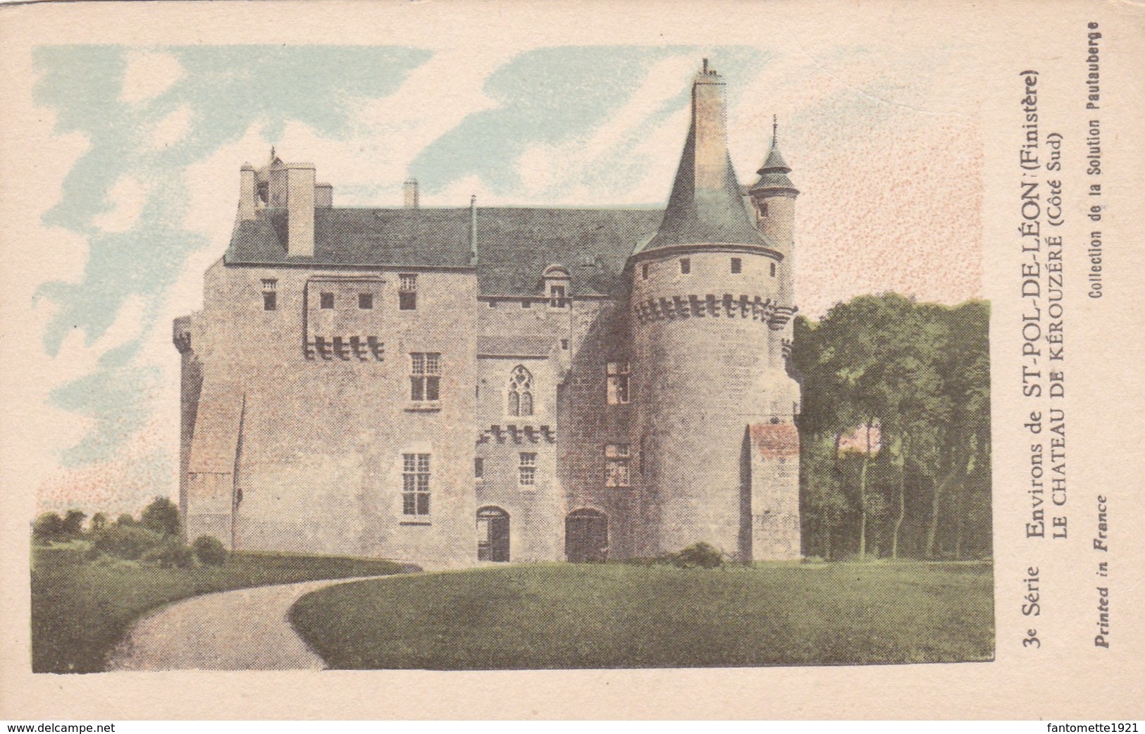 CHATEAU DE KEROUZERE/ST POL DE LEON/COLLEC. PAUTABERGE (dil261) - Saint-Pol-de-Léon