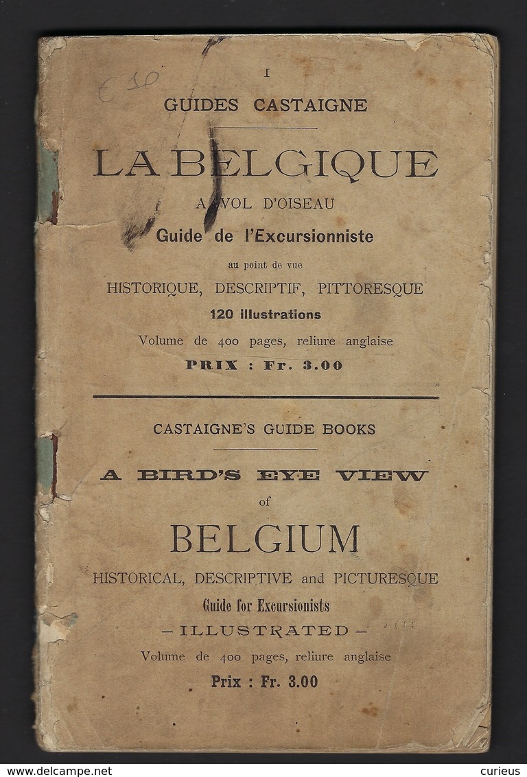 GIDS * GUIDES CASTAIGNE * +- 1900 * VEEL AFBEELDINGEN/ GRAVURES * ZIE SCANS * - Dépliants Touristiques