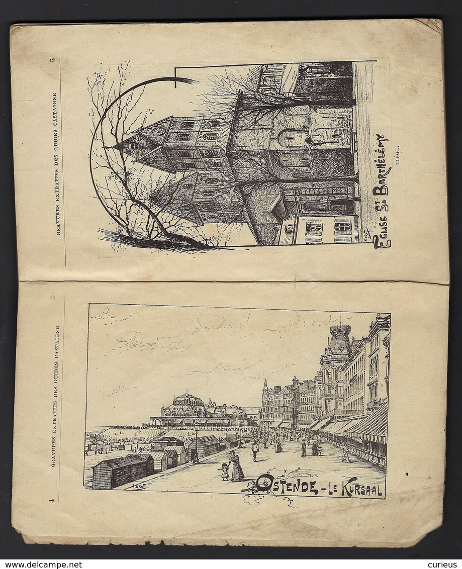 GIDS * GUIDES CASTAIGNE * +- 1900 * VEEL AFBEELDINGEN/ GRAVURES * ZIE SCANS * - Dépliants Touristiques