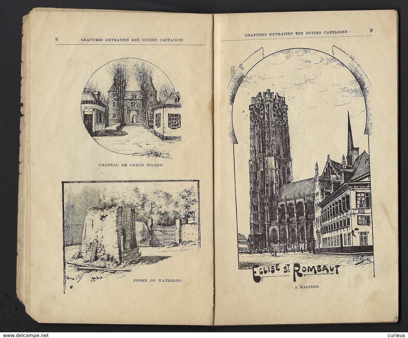 GIDS * GUIDES CASTAIGNE * +- 1900 * VEEL AFBEELDINGEN/ GRAVURES * ZIE SCANS * - Dépliants Touristiques