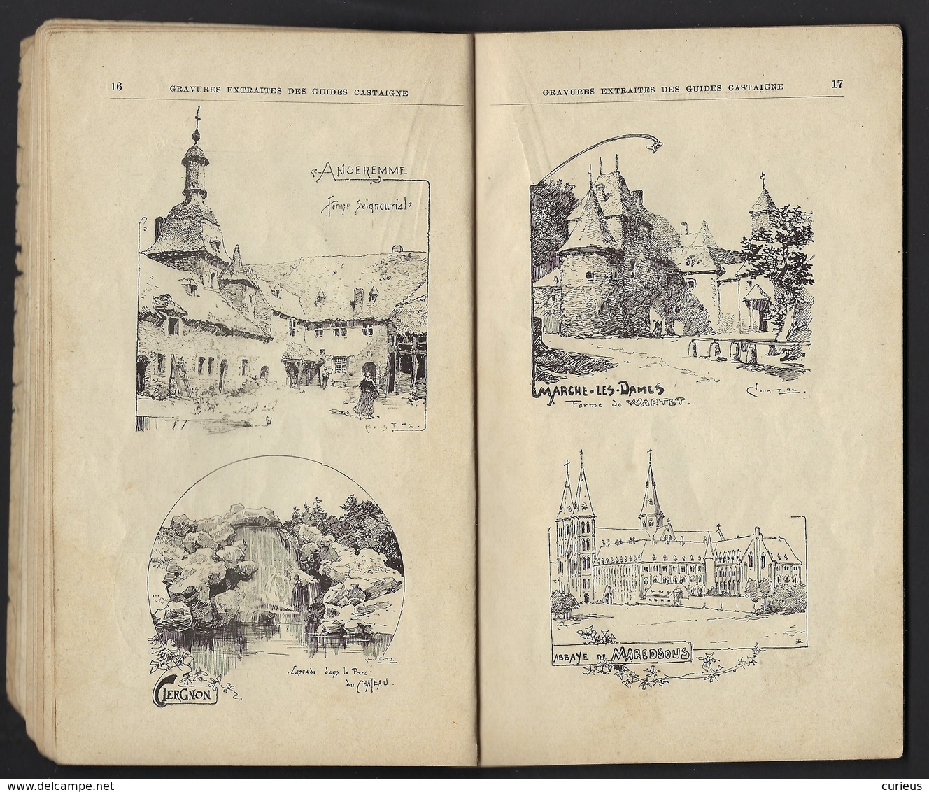 GIDS * GUIDES CASTAIGNE * +- 1900 * VEEL AFBEELDINGEN/ GRAVURES * ZIE SCANS *