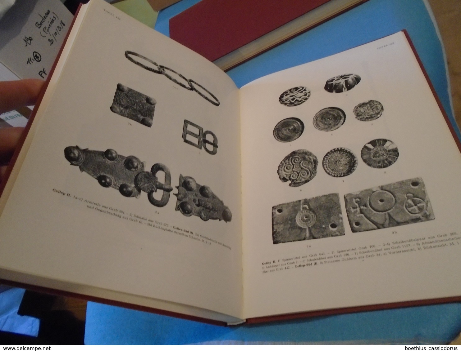 Das Römisch-Fränkische Gräberfeld Von Krefeld-Gellep 1966 2 vol archéologie / Moyen Age...