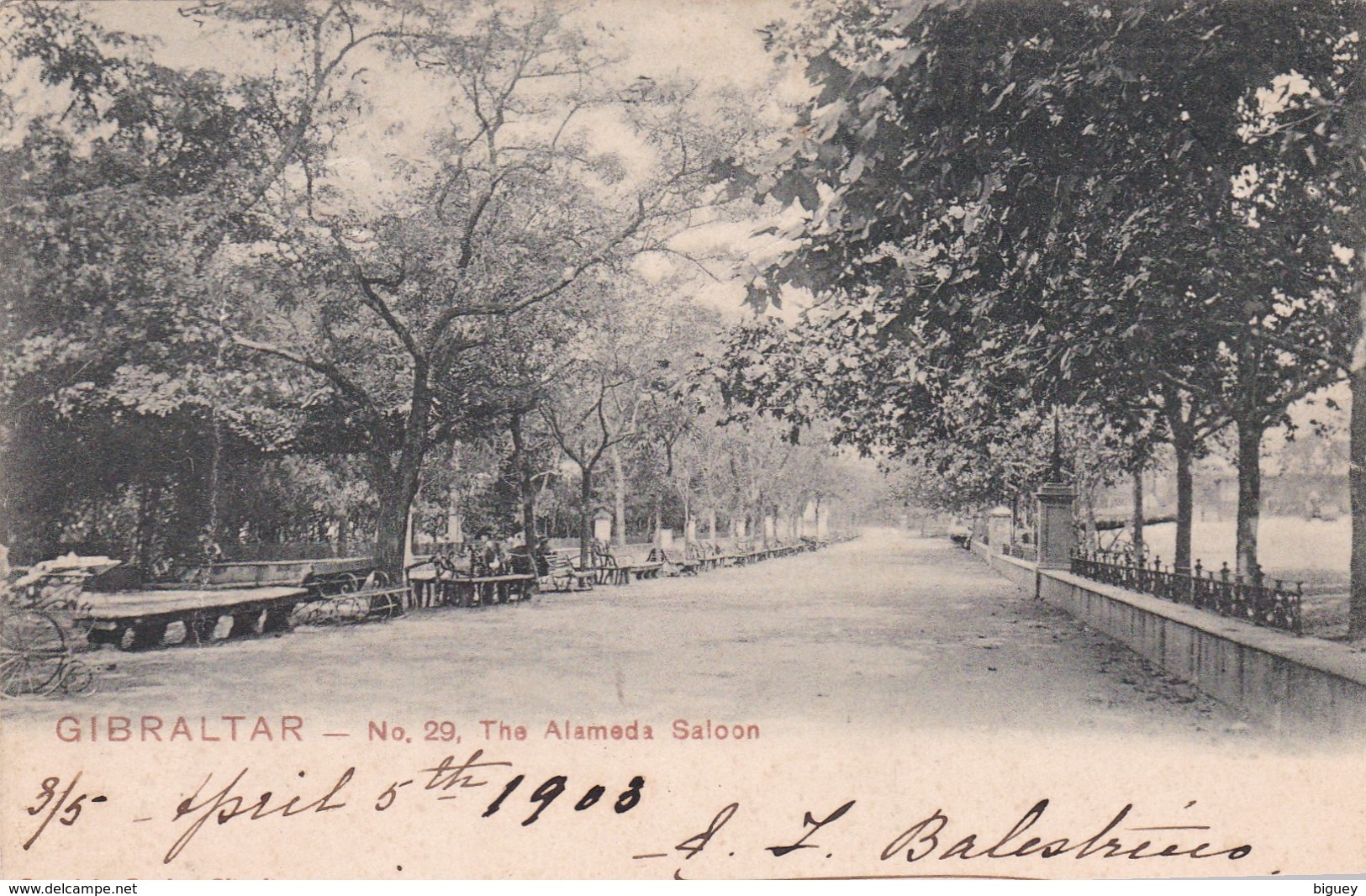 GIBRALTAR - The Alameda Saloon. - Gibraltar