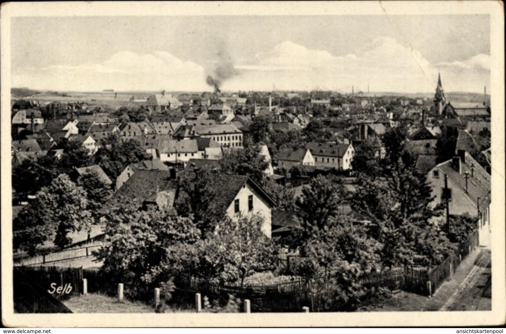 Cp Selb Im Fichtelgebirge Oberfranken, Panoramablick Auf Die Stadt - Sonstige & Ohne Zuordnung