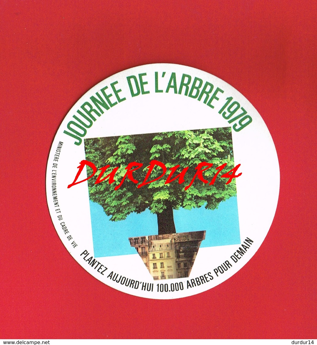 1 Autocollant Journée De L'Arbre 1979 - Stickers