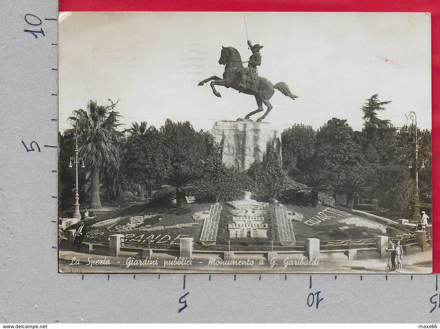 CARTOLINA VG ITALIA - LA SPEZIA - Giardini Pubblici - Monumento A G. Garibaldi - 10 X 15 - ANN. 1942 - La Spezia