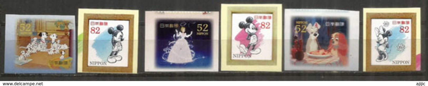JAPAN. Disney Characters.  6 Timbres Neufs ** - Disney