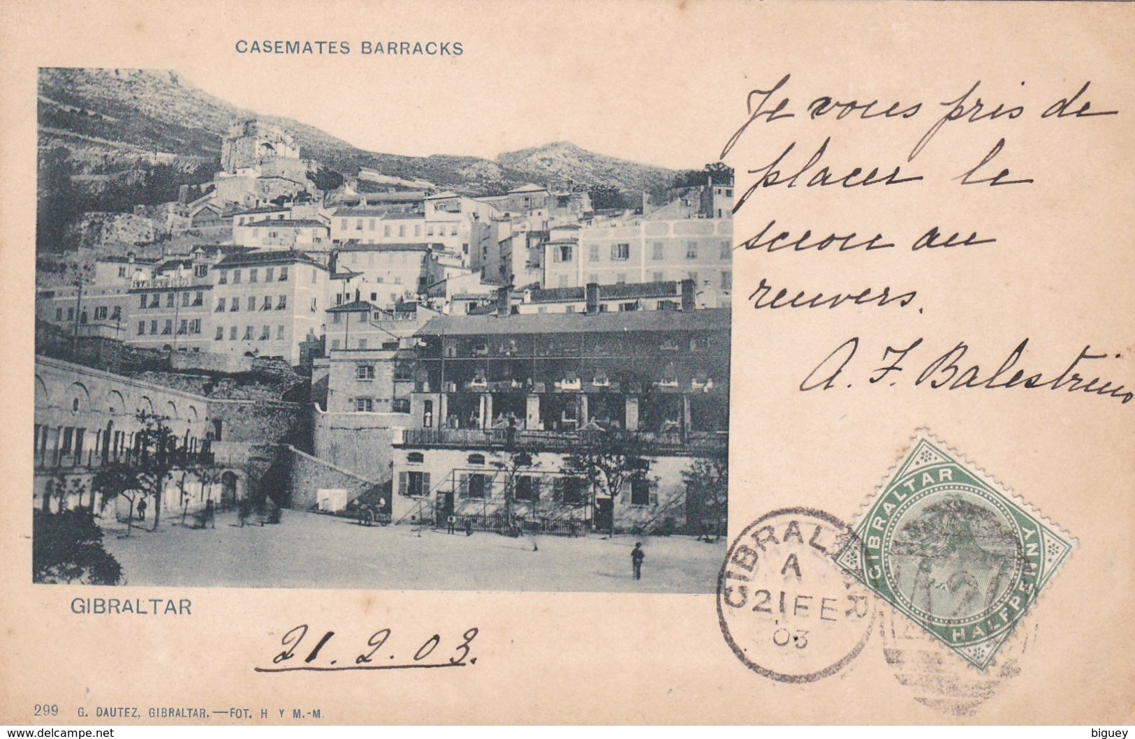 GIBRALTAR - Casemates Barracks. - Gibraltar