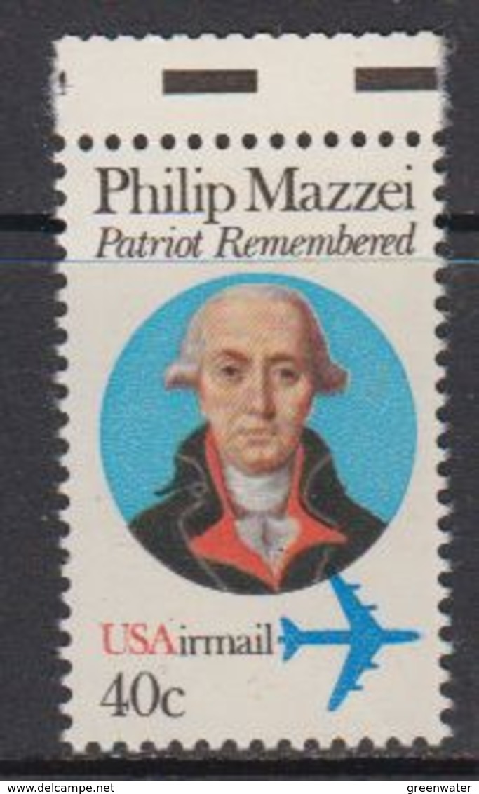 USA 1992 Philip Mazzei 1v ** Mnh (41837) - Ongebruikt