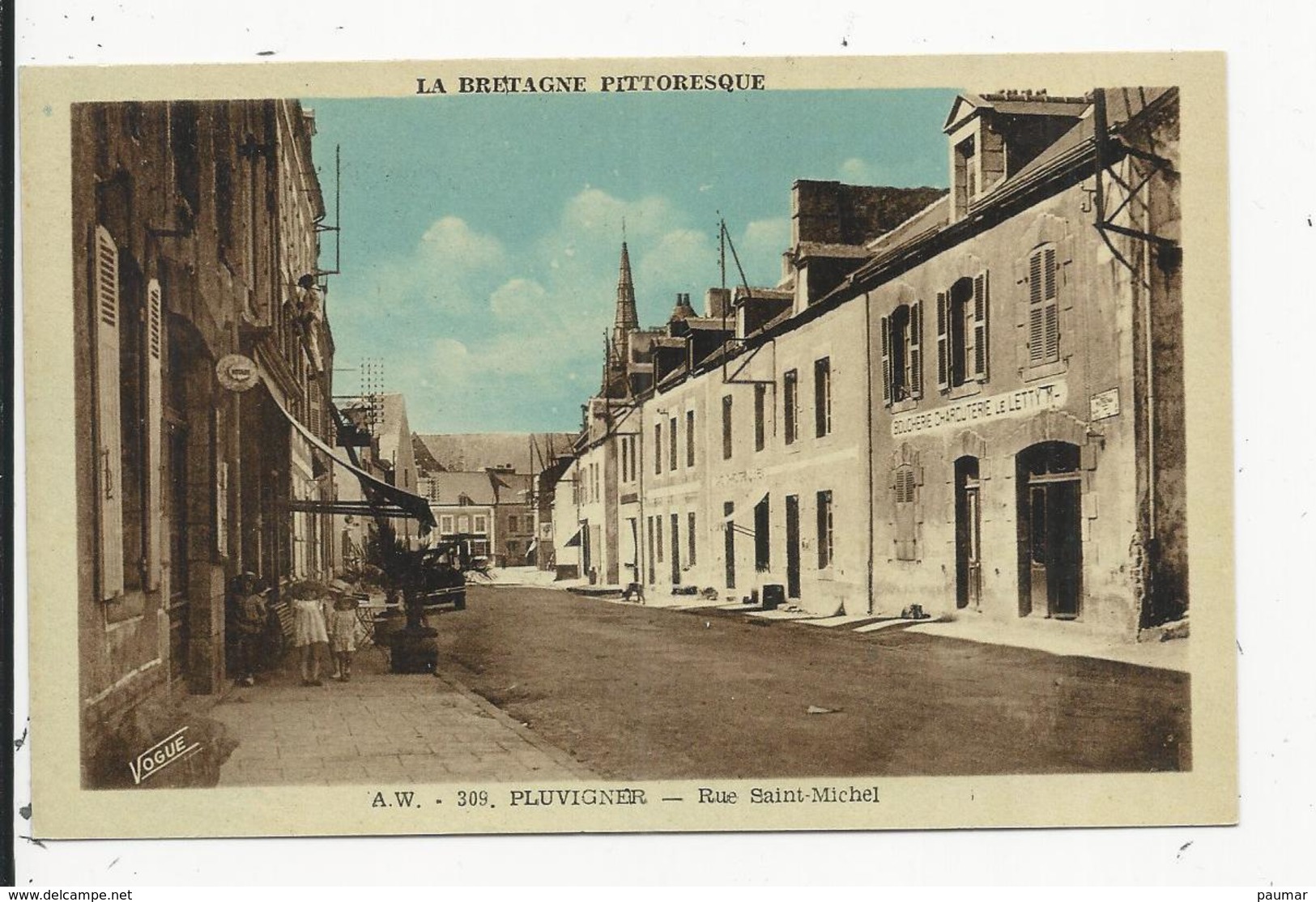 Pluvigner  Rue Saint Michel - Pluvigner