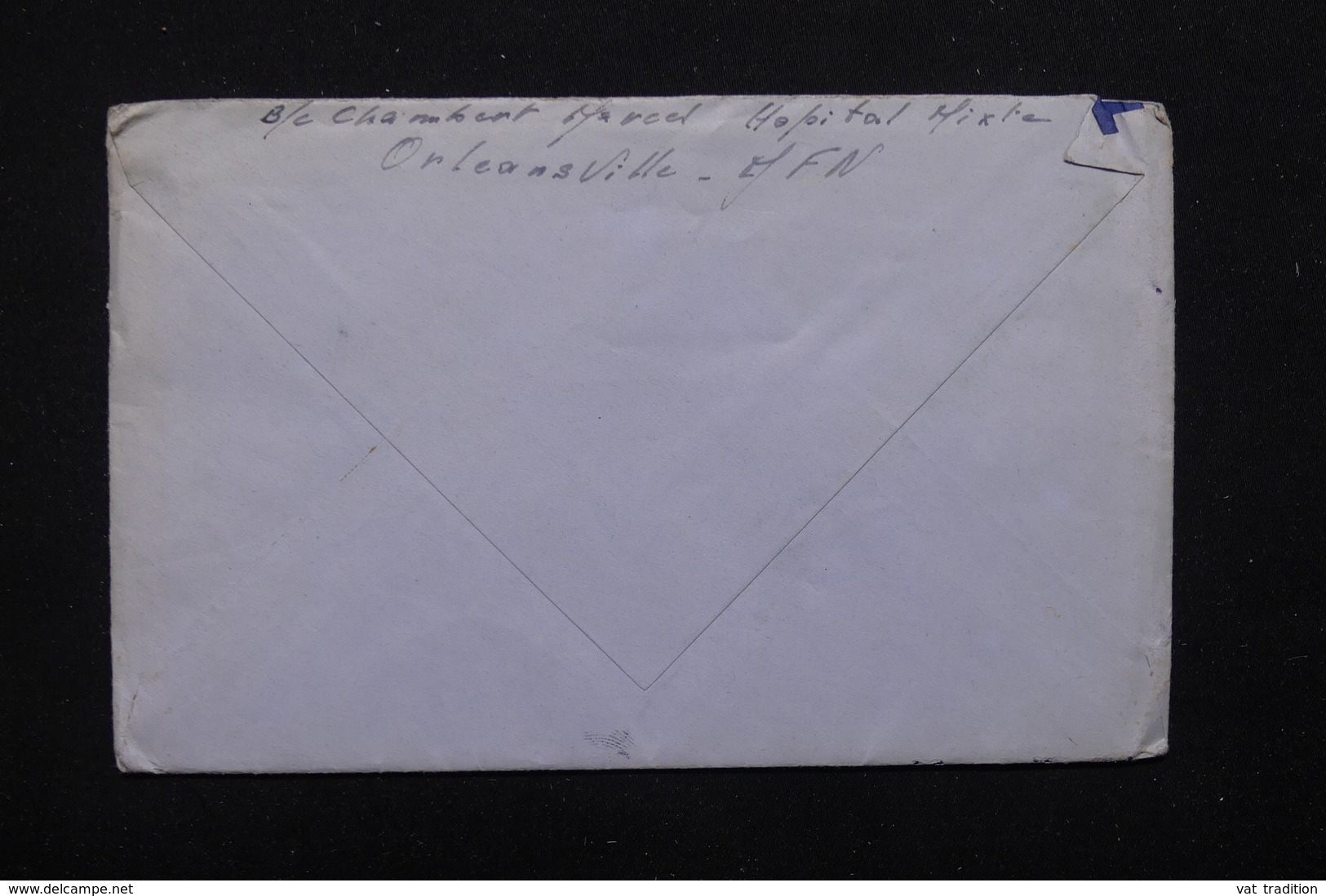 ALGÉRIE - Enveloppe En FM De L 'Hôpital Mixte D ' Orléanville Pour La France En 1957 - L 22674 - Lettres & Documents