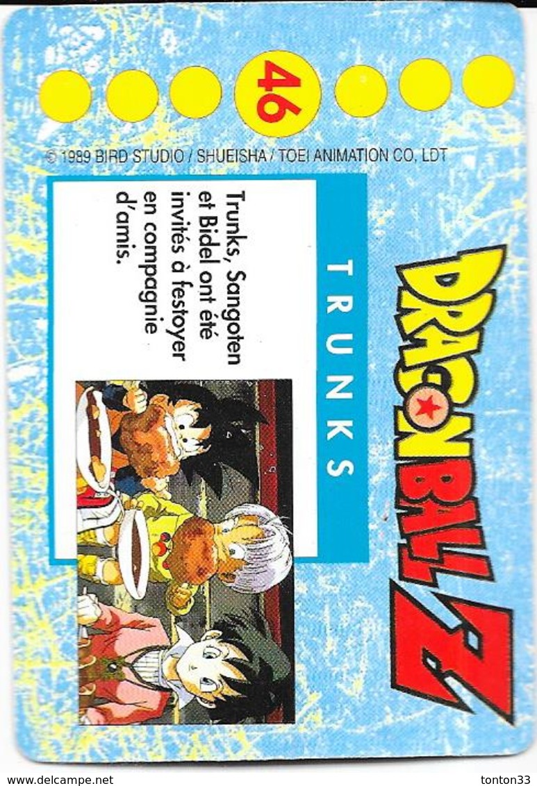 LOT de 114 CARTES DRAGONBALL Z  BIRD STUDIO 1987 -