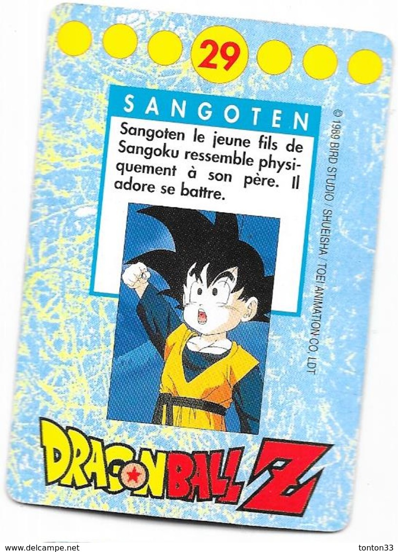 LOT de 114 CARTES DRAGONBALL Z  BIRD STUDIO 1987 -