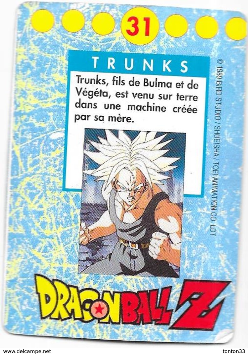 LOT de 114 CARTES DRAGONBALL Z  BIRD STUDIO 1987 -