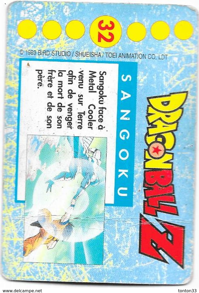 LOT de 114 CARTES DRAGONBALL Z  BIRD STUDIO 1987 -