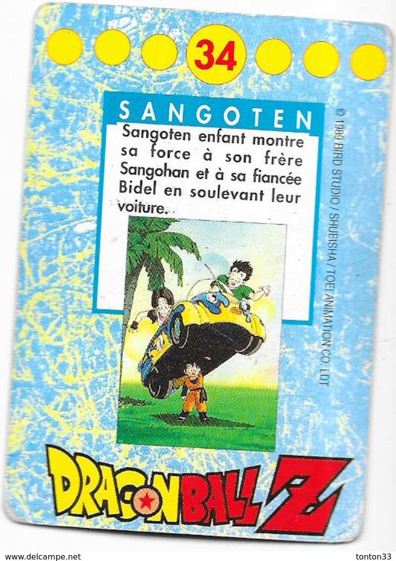 LOT de 114 CARTES DRAGONBALL Z  BIRD STUDIO 1987 -