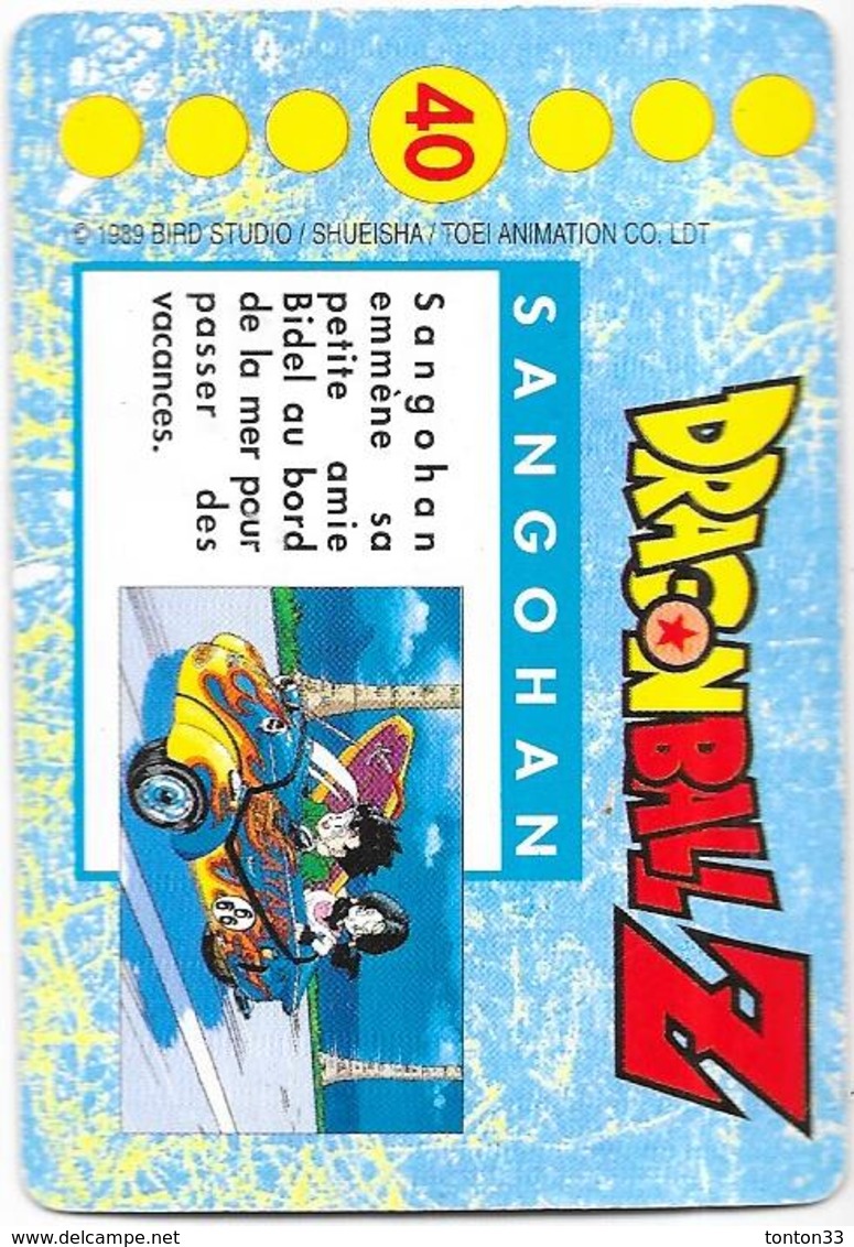 LOT de 114 CARTES DRAGONBALL Z  BIRD STUDIO 1987 -