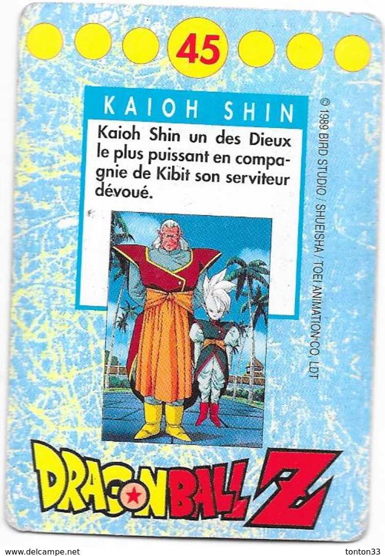 LOT de 114 CARTES DRAGONBALL Z  BIRD STUDIO 1987 -