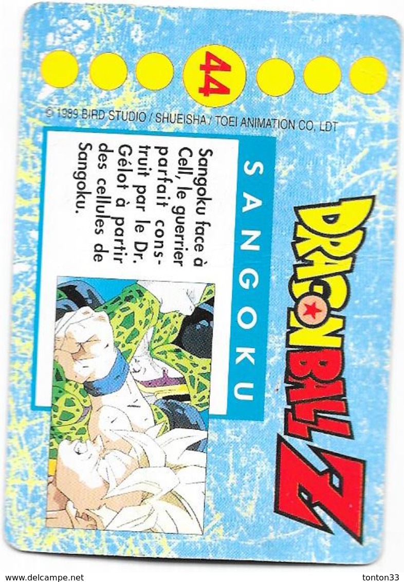 LOT de 114 CARTES DRAGONBALL Z  BIRD STUDIO 1987 -