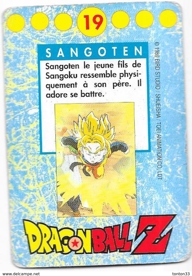 LOT de 114 CARTES DRAGONBALL Z  BIRD STUDIO 1987 -