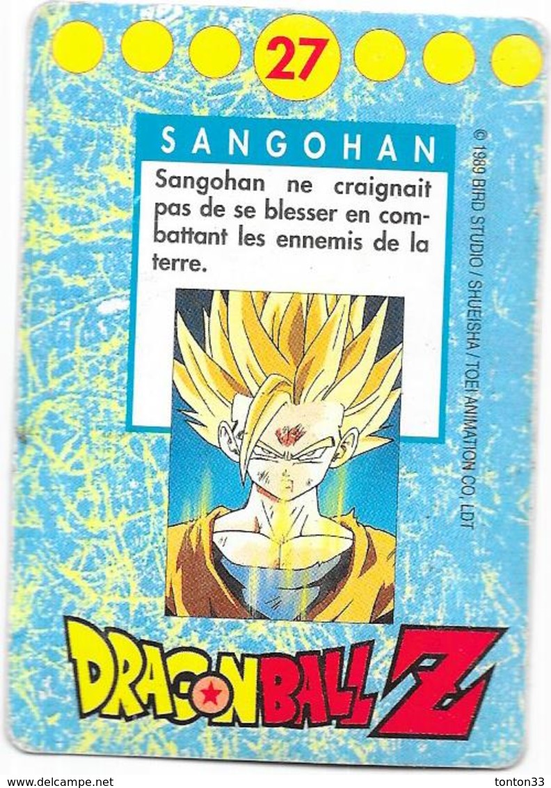 LOT de 114 CARTES DRAGONBALL Z  BIRD STUDIO 1987 -